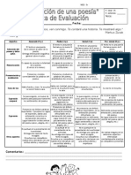 Declamamción Rúbrica