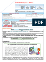 Sesión Personal Social U2-La Salud Fisica y Mental