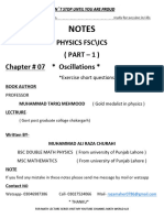 1st Year Phy chp-7 SQ Notes by ALI RAZA