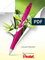 Pentel Catalogue France 2011