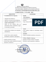 Matrizes de Objectivos e Conteúdos 6a Classe 2024