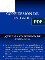 Conversión de Unidades