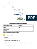 Ficha Tec Saprol 200 SC 2016