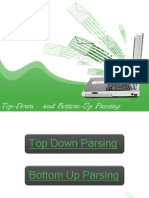 Top-Down and Bottom-Up Parsing