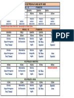 Calendário de Provas 4º Bimestre Fund2