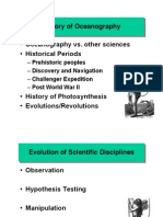 History of Oceanography