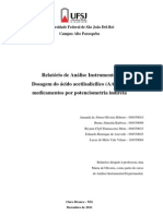 RELATORIO 4 - Dosagem Do Ácido Acetilsalicílico (AAS) em Medicamentos Por Potenciometria Indireta