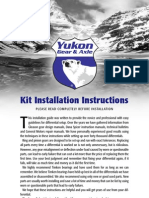 Yukon Installation Kit Instructions