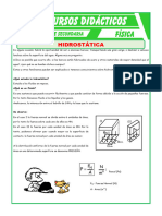 Problemas de Hidrostática para Quinto Grado de Secundaria