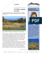 Fall/Winter 2009 Newsletter: Land Trust Launches $18 Million Campaign To Accelerate Land Conservation