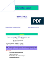 Chap1 - TS: Cours Traitement de Signal - Isecs