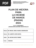 Plan de Mejora Continua Higiene de Manos 2024