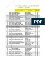 MDA - Relacion de Cuponeras Entregadas A Contribuyentes 2011