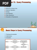 Chapter 13: Query Processing