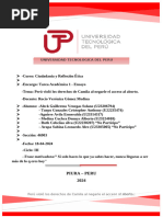 Tarea Académica 1 - Ensayo, Ciudadania y Reflexion Etica