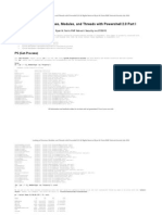 Looking Process Threads Modules