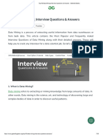 Top 50 Data Mining Interview Questions & Answers PDF