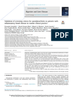 Validation of Screening Criteria For Spondyloarthritis in Patients