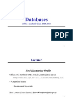 Databases: DSIC. Academic Year 2010-2011