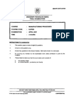 Universiti Teknologi Mara Final Examination: Confidential EM/APR 2007/KJP556