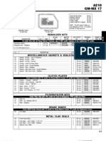 A210 GM-MX 17 3 Speed FWD: Rebuilder Kits