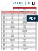 Standard Quality Fragrance List - 10.2023