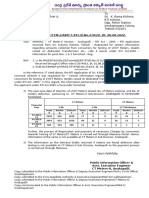 RTI Reply To Sri Rama Kishore