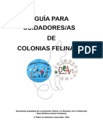 Guía para Cuidadores de Colonias Felinas