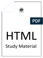 HTML Notes