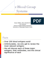 Other Blood Group Minor Antigen (Other Than The D (RH), CC, Ee, Etc) Systems