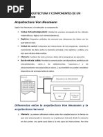 Tema 1 - Arquitectura y Componentes de Un Ordenador