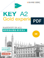 Gold Experience: Handout in All