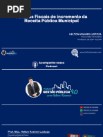 Políticas Fiscais de Incremento Da Receita Pública Municipal