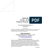 Model 300 0.01 HZ - 30 MHZ Frequency Response Analyzer: #2+puvtwogpvu