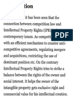 Competition Law and IPR