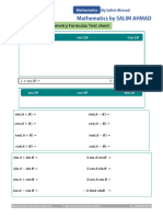 Trigonometry Formulas Test Sheet - 240626 - 172109