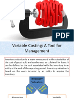 Variable Costing'