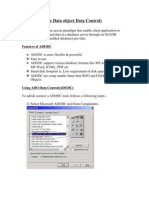 Adodc (Active X Data Object Data Control)