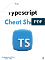 TypeScript Cheat Sheet