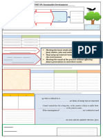 Sustainable Development Vocabulary 2nd Bac