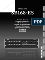 Yamaha Sb168es Manual