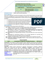 210242: Fundamentals of Data Structures: Prerequisite Courses: Companion Course: Course Objectives