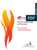 NEW Coach Workbook (Home Study) - NCCP Planning A Practice