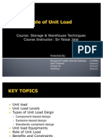 Role of Unit Load