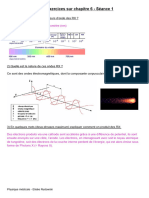 Physique Médicale - Exercices Sur Chapitre 6