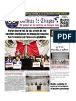 Periódico Noticias de Chiapas, Edición Virtual Sábado 21 de Septiembre de 2024