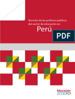 3 - Revisión de Las Políticas Públicas Del Sector de Educación en Perú