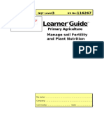 Manage Soil Fertility and Plant Nutrition