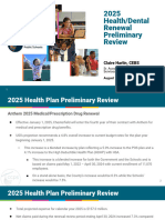 PRESENTATION - 2025 Health and Dental Contracts