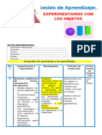 3° Sesión Día 4 Mat Experimentamos Con Los Objetos